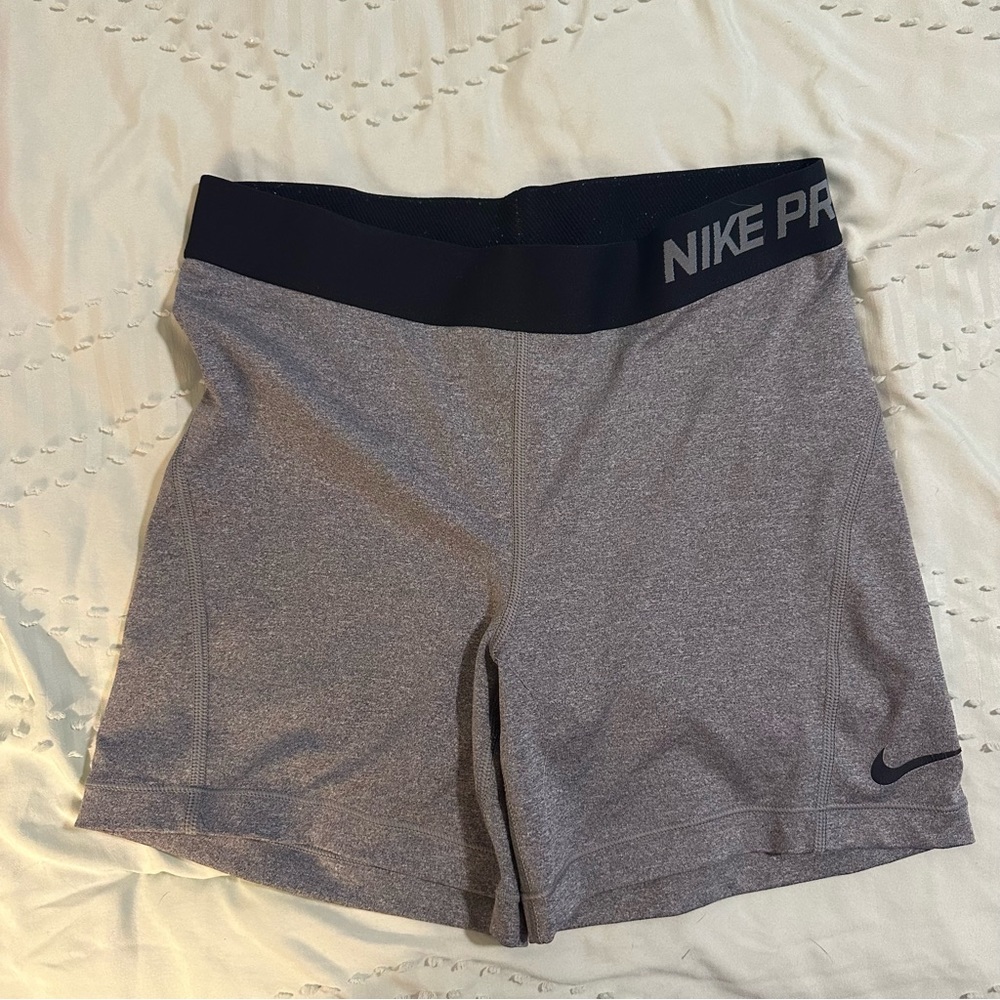 Nike Pro Spandex, Women’s Large, Grey and black